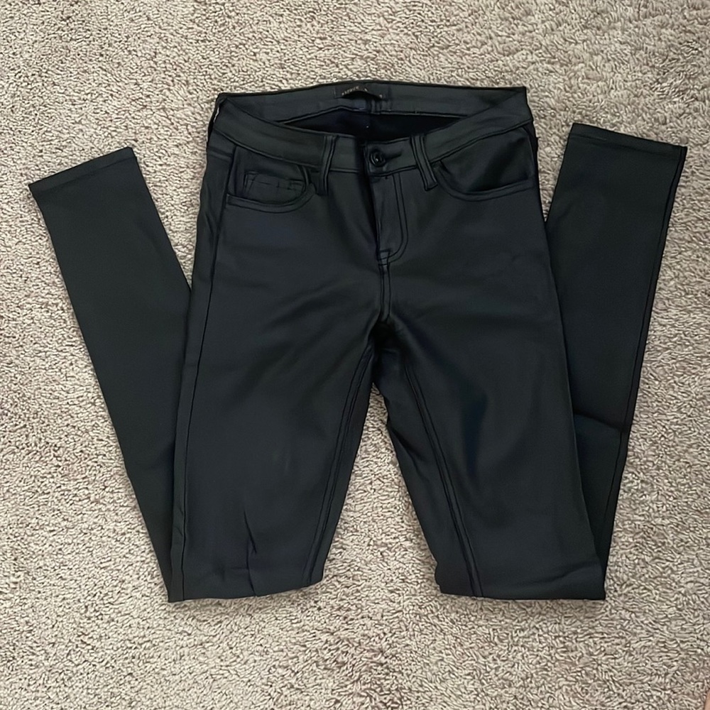 Black Coated Skinny Jean